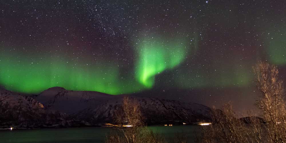 Skulsfjord es un lugar donde ver la aurora boreal en Tromso.
